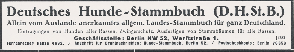 Deutsches Hundestammbuch