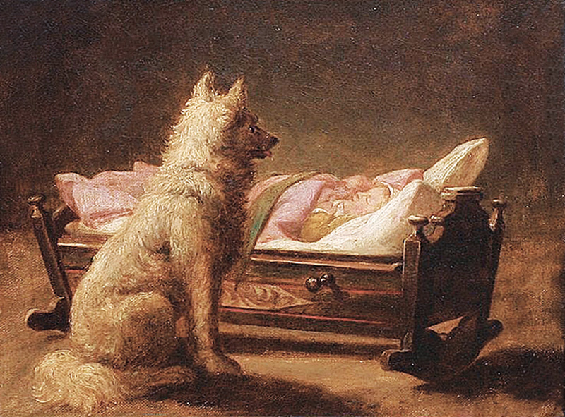 Gemälde mit Großspitz von Friedrich Deiker