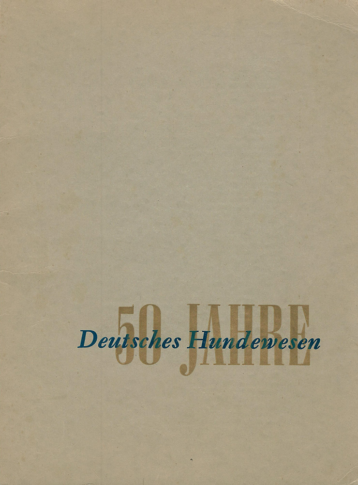 50 Jahre Deutsches Hundewesen VDH